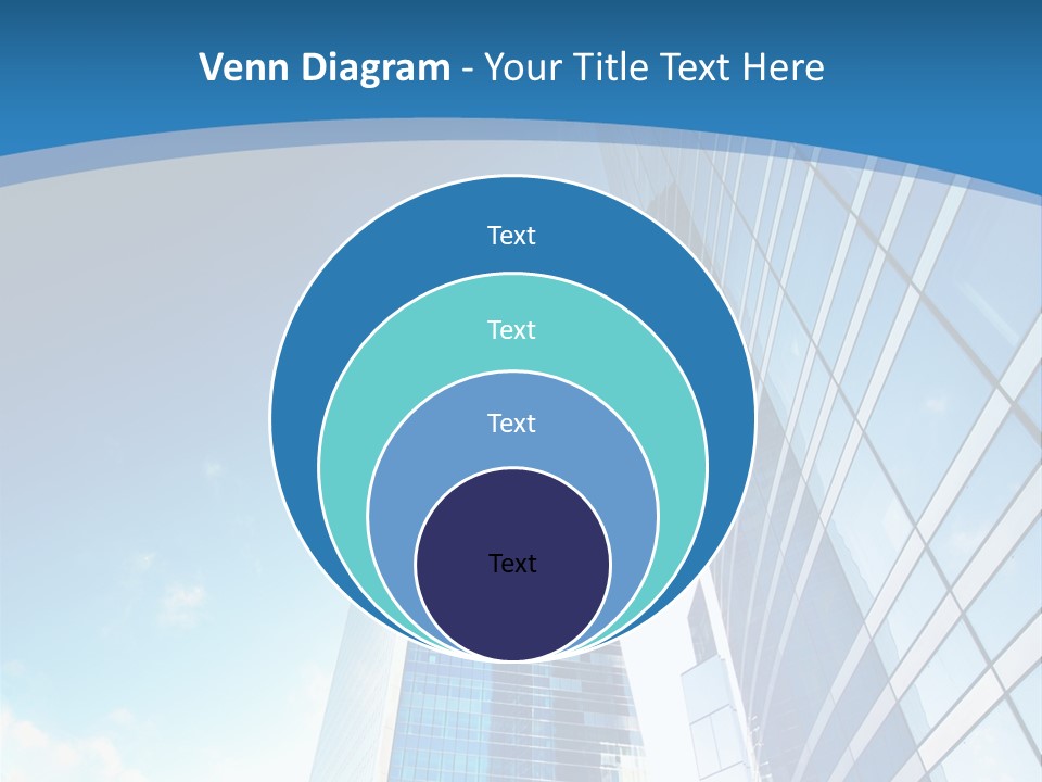 Street Looking Tower PowerPoint Template