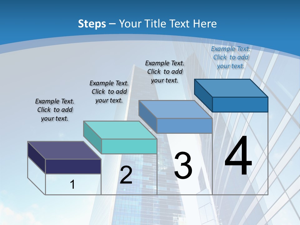 Street Looking Tower PowerPoint Template
