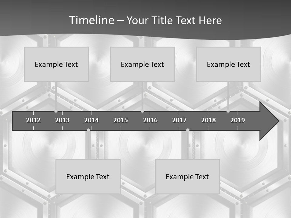 Geometric Gray Silver PowerPoint Template