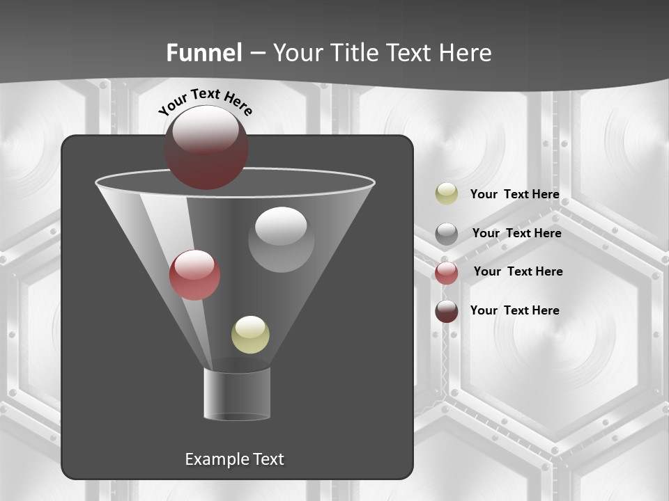 Geometric Gray Silver PowerPoint Template