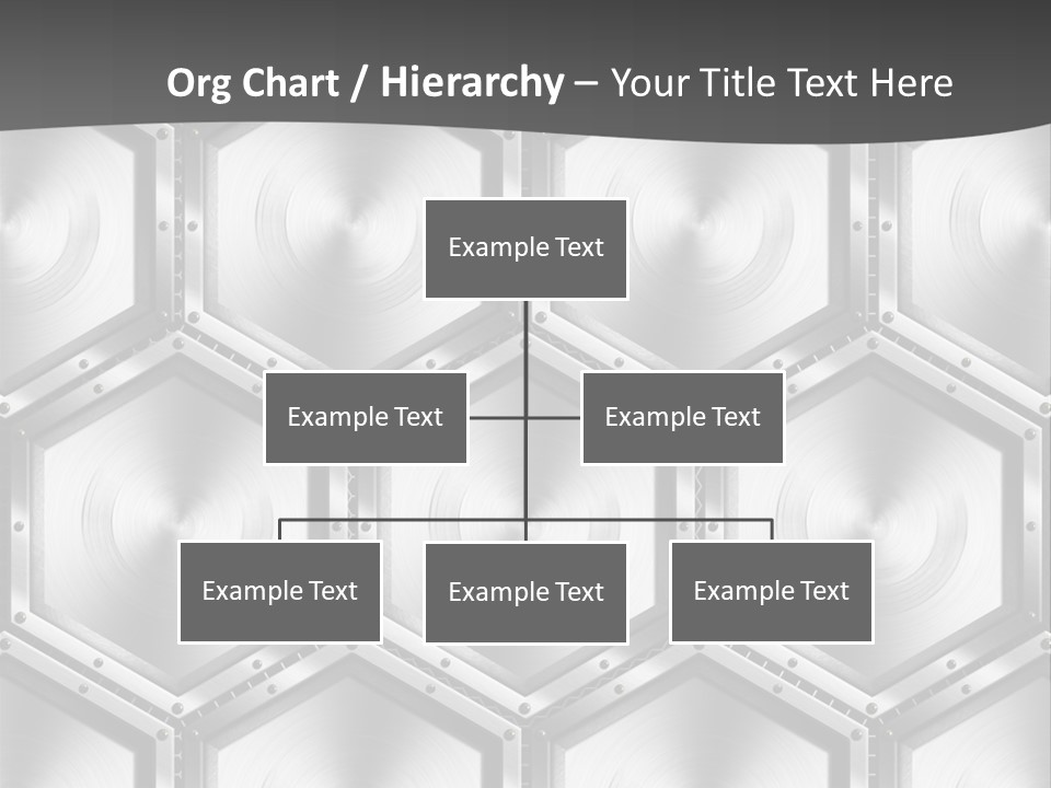 Geometric Gray Silver PowerPoint Template