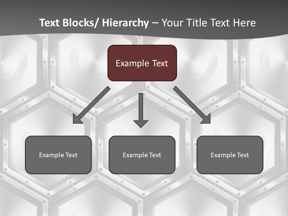 Geometric Gray Silver PowerPoint Template