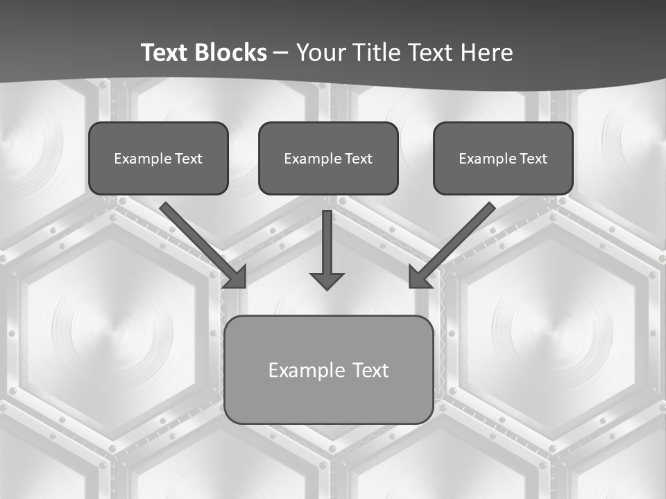 Geometric Gray Silver PowerPoint Template