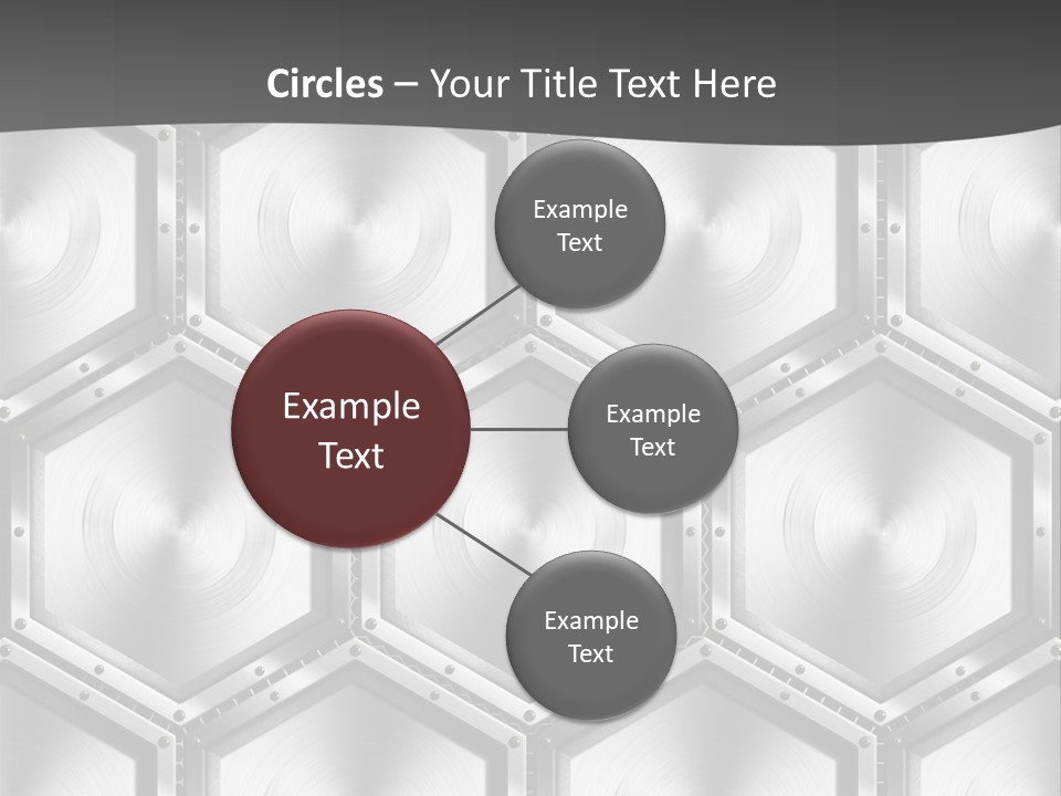 Geometric Gray Silver PowerPoint Template