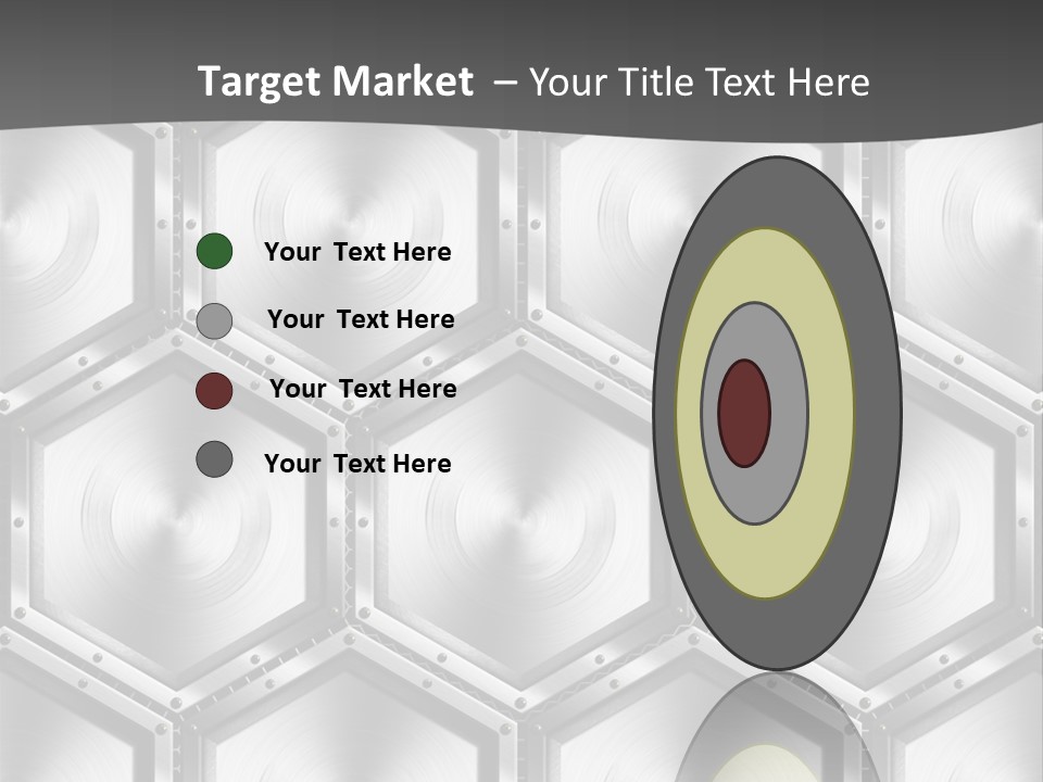 Geometric Gray Silver PowerPoint Template