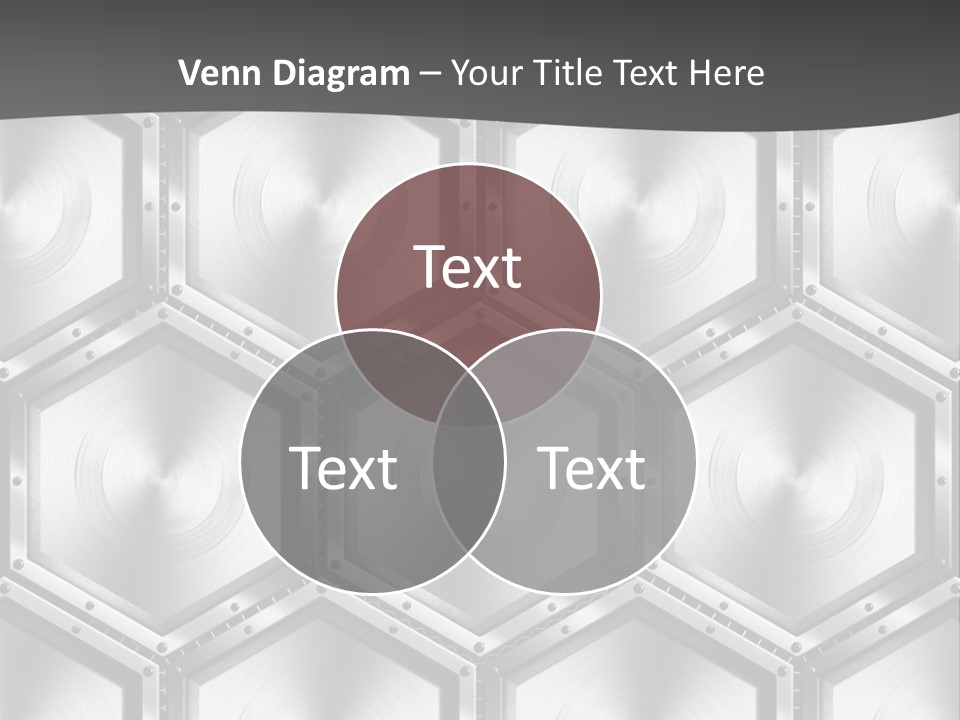 Geometric Gray Silver PowerPoint Template