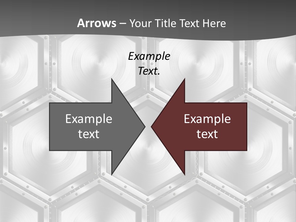 Geometric Gray Silver PowerPoint Template