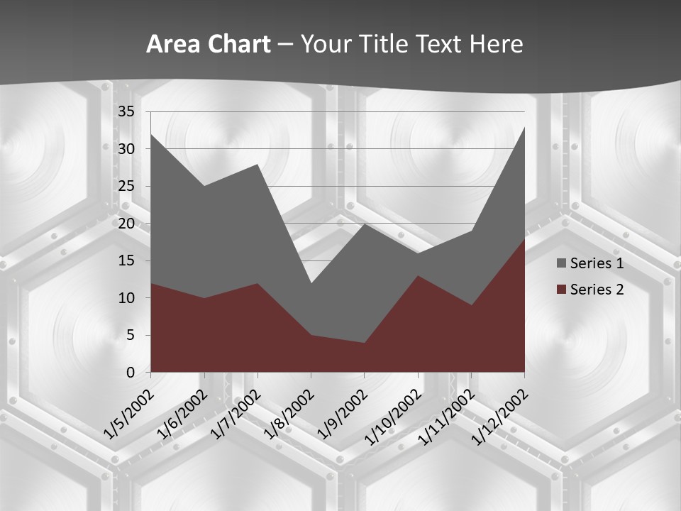 Geometric Gray Silver PowerPoint Template