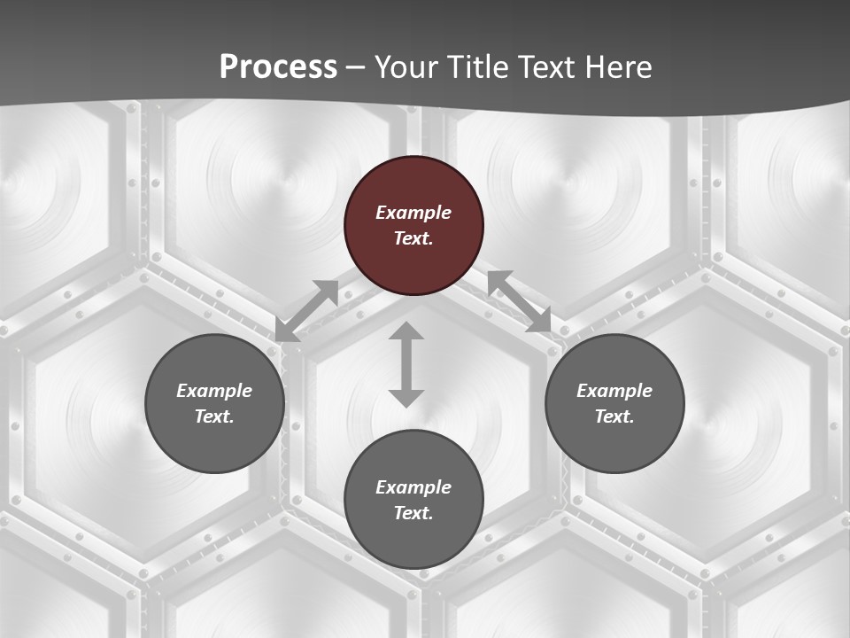 Geometric Gray Silver PowerPoint Template
