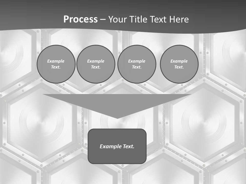 Geometric Gray Silver PowerPoint Template