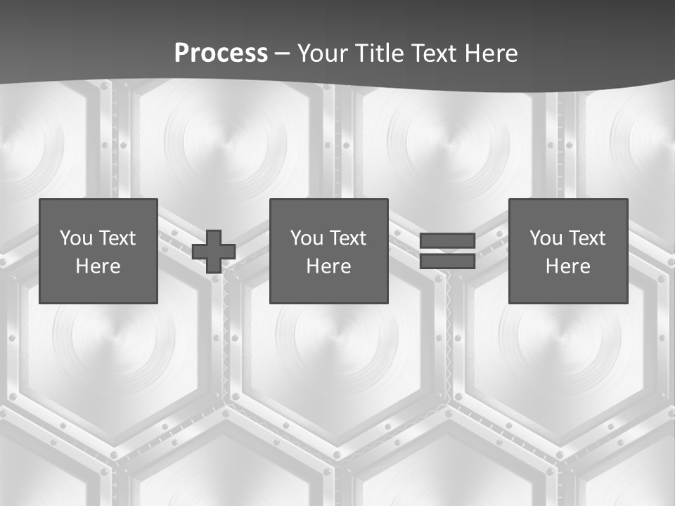 Geometric Gray Silver PowerPoint Template