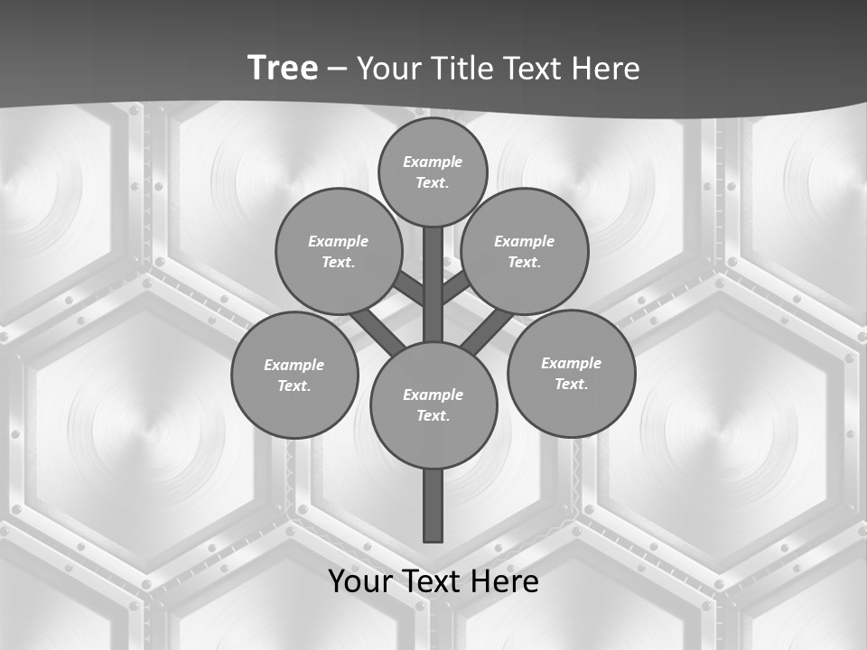 Geometric Gray Silver PowerPoint Template