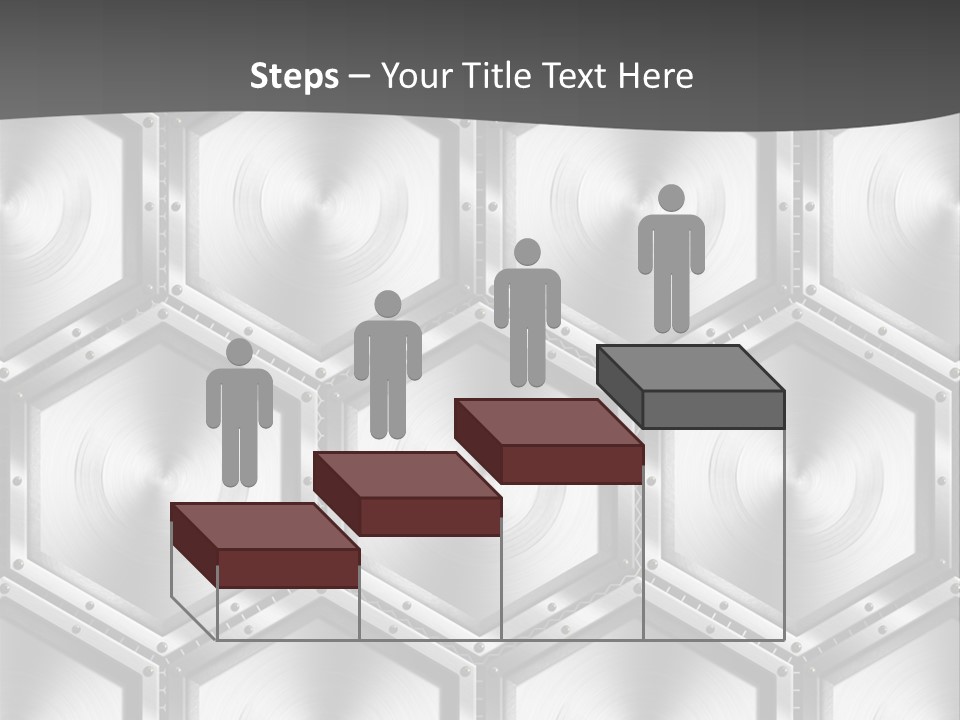 Geometric Gray Silver PowerPoint Template