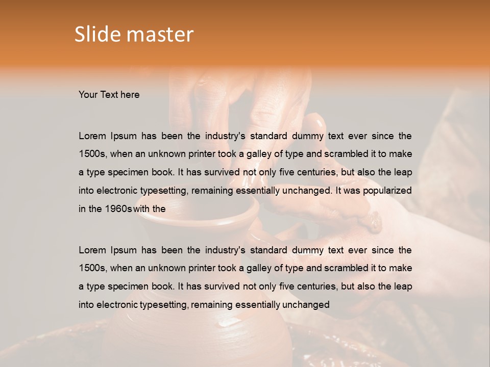 Skill Jar Hand PowerPoint Template