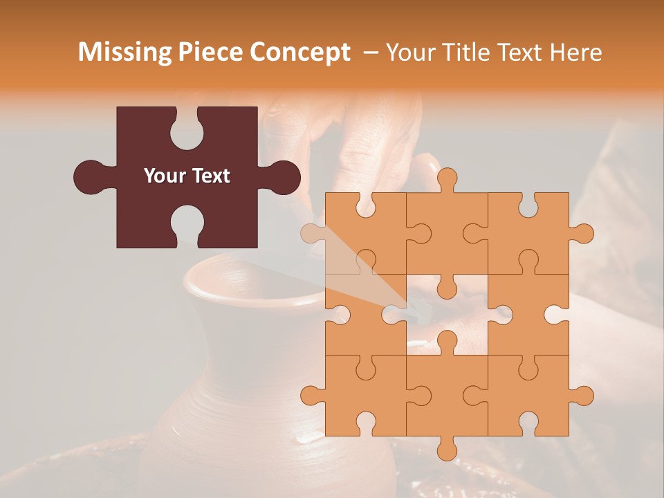 Skill Jar Hand PowerPoint Template