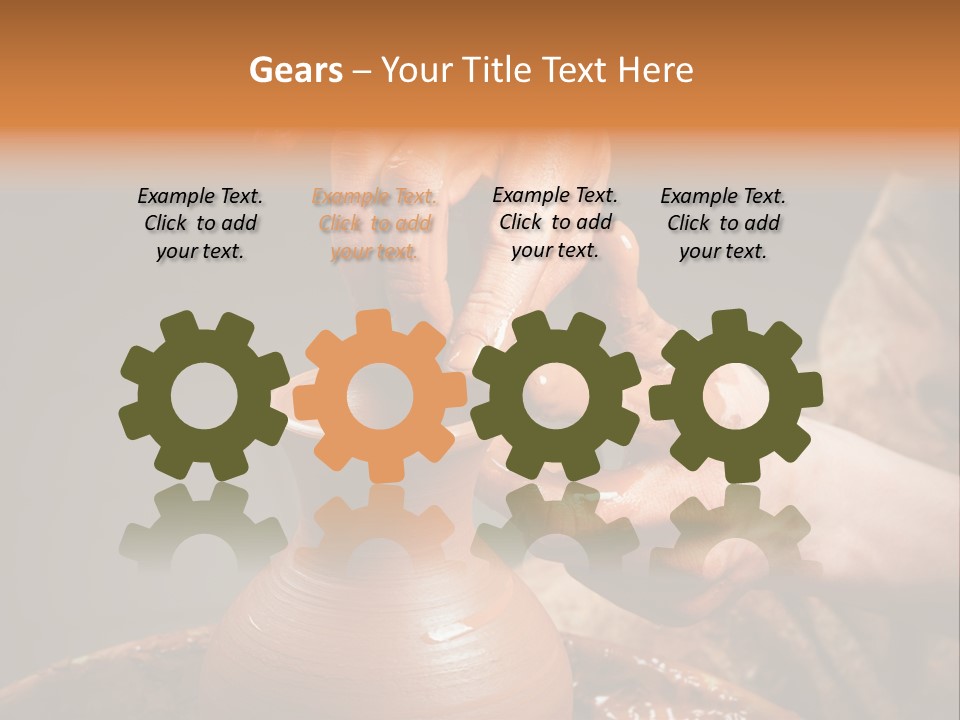 Skill Jar Hand PowerPoint Template