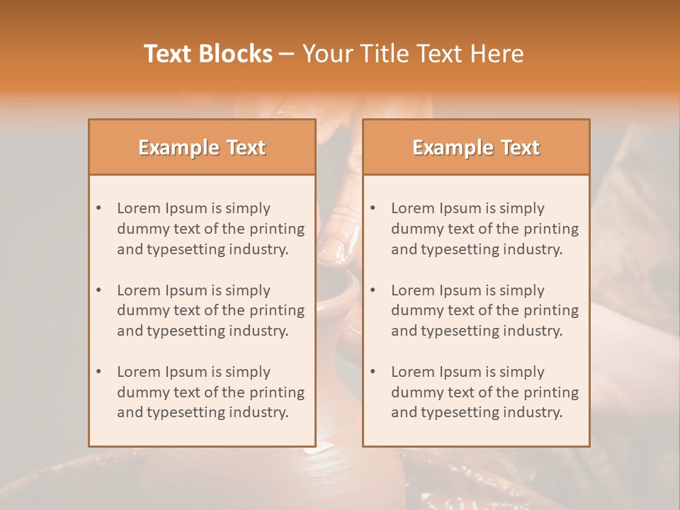 Skill Jar Hand PowerPoint Template
