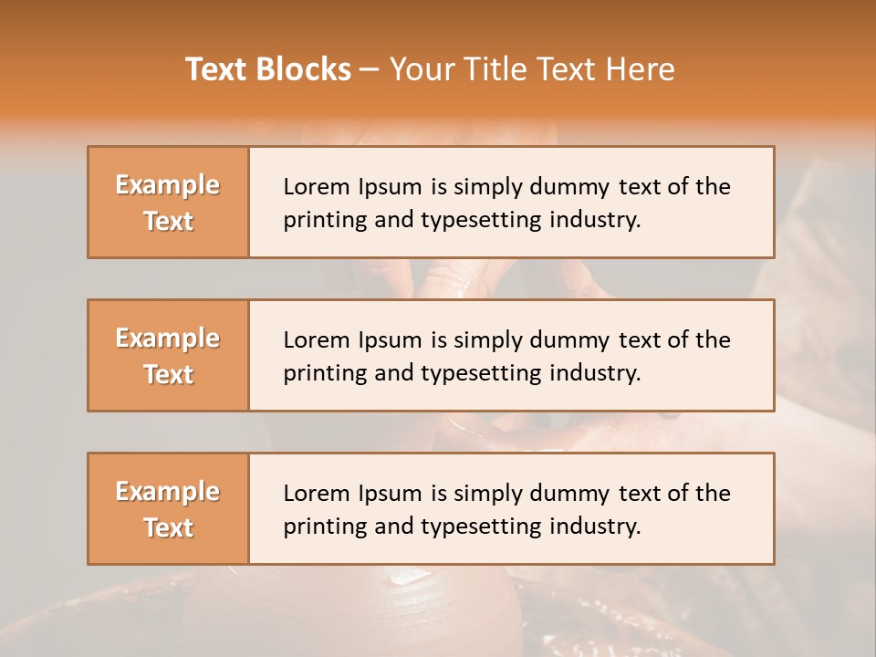 Skill Jar Hand PowerPoint Template