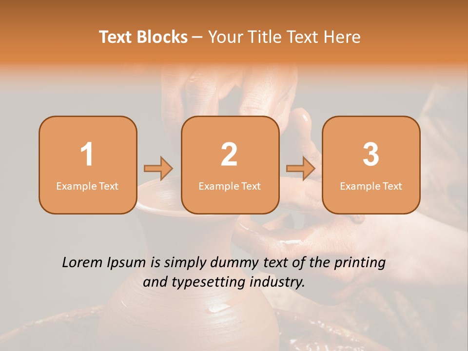 Skill Jar Hand PowerPoint Template