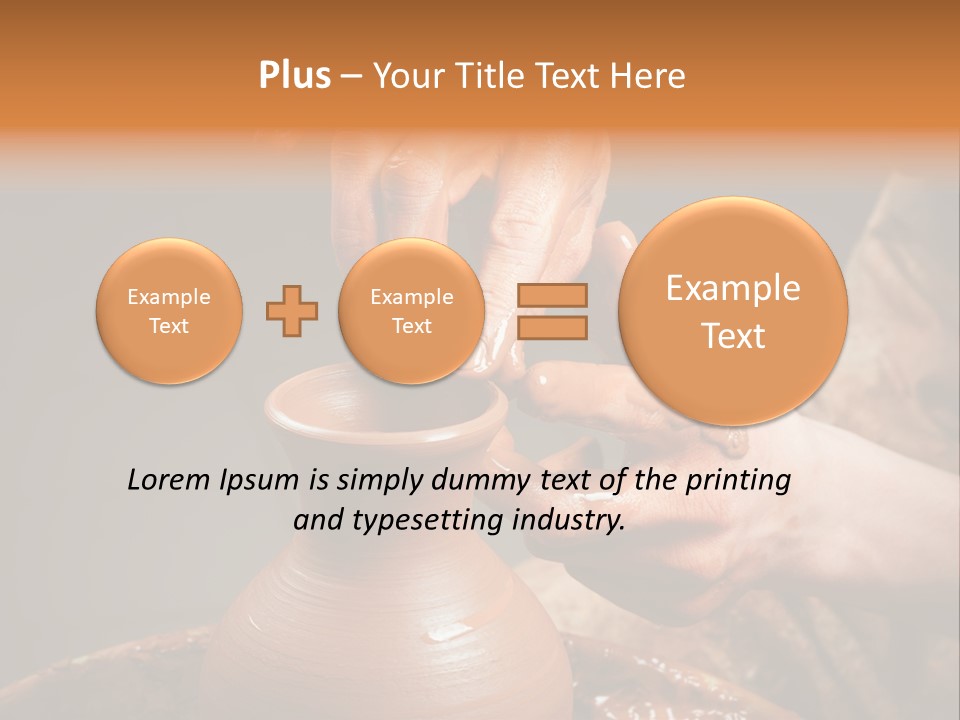 Skill Jar Hand PowerPoint Template