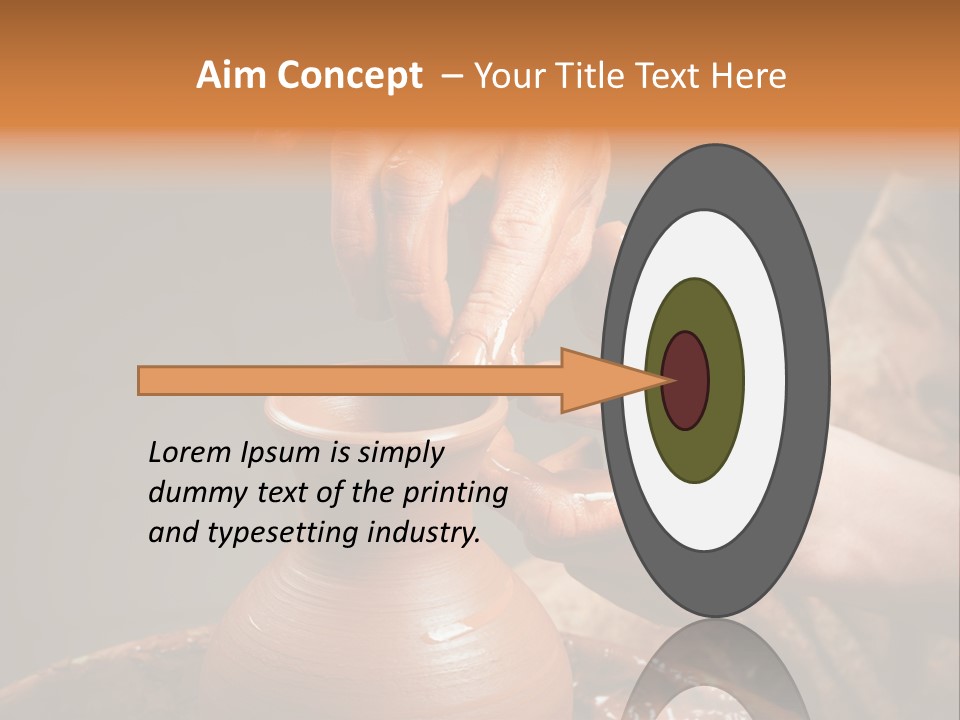 Skill Jar Hand PowerPoint Template