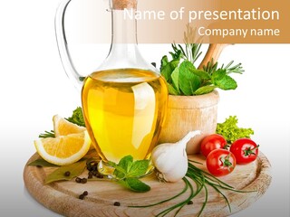 Olive Onion Ready PowerPoint Template