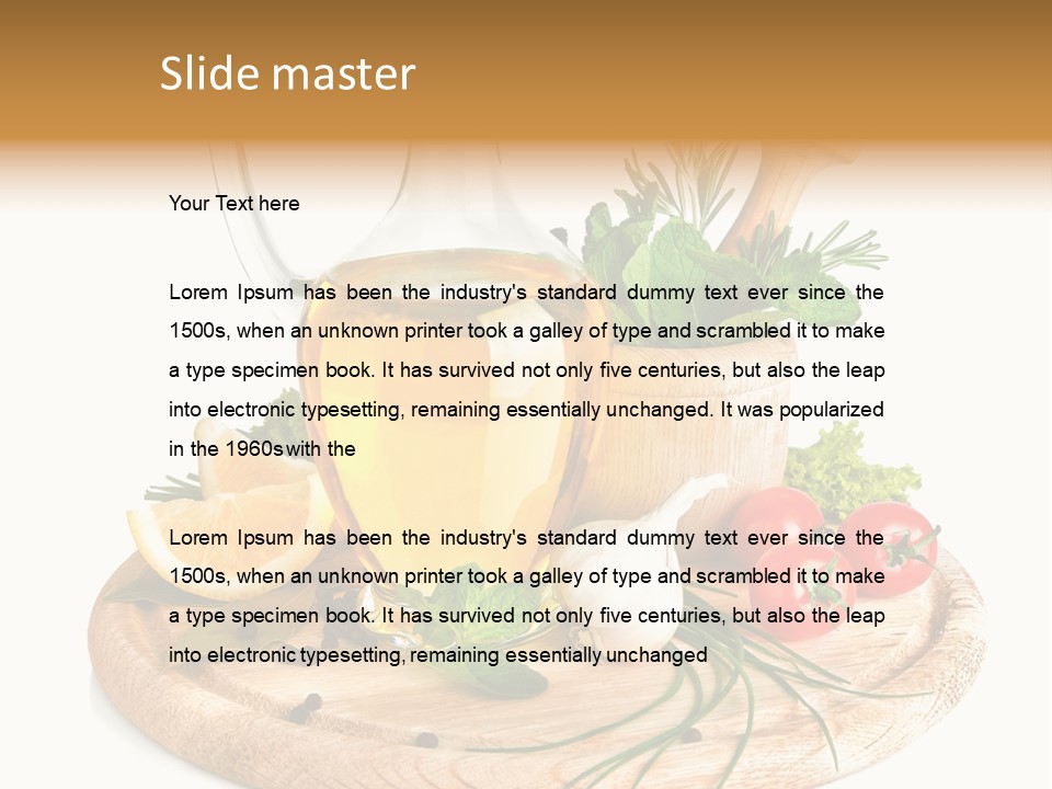 Olive Onion Ready PowerPoint Template