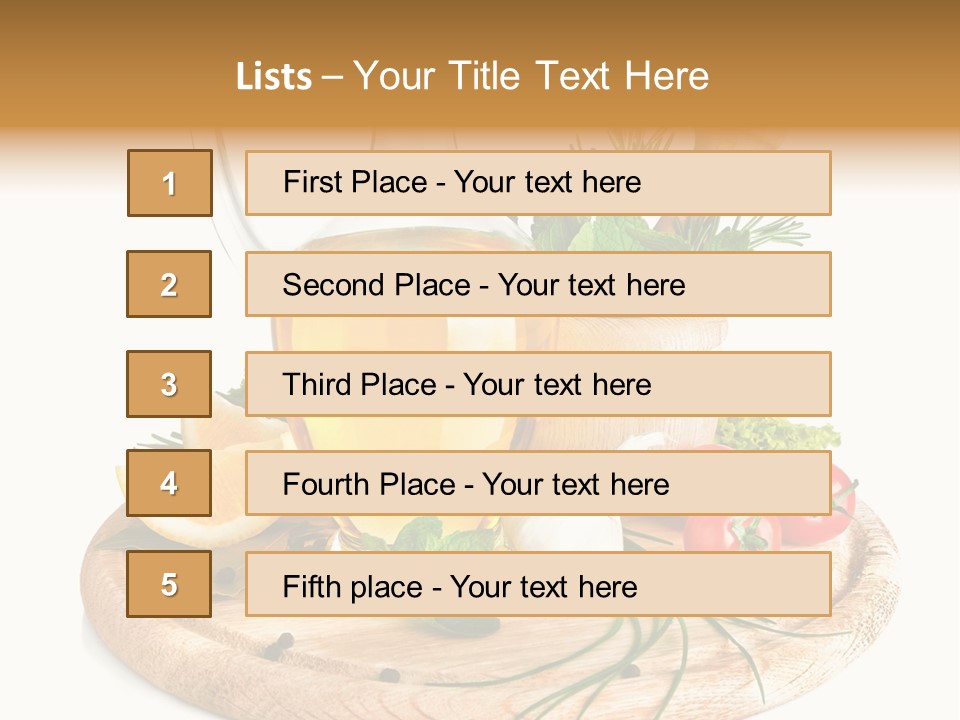 Olive Onion Ready PowerPoint Template