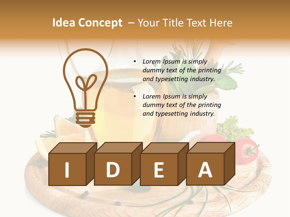 Olive Onion Ready PowerPoint Template