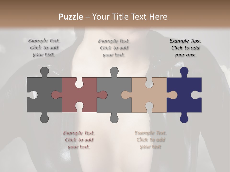 Steam Blond Fashion PowerPoint Template