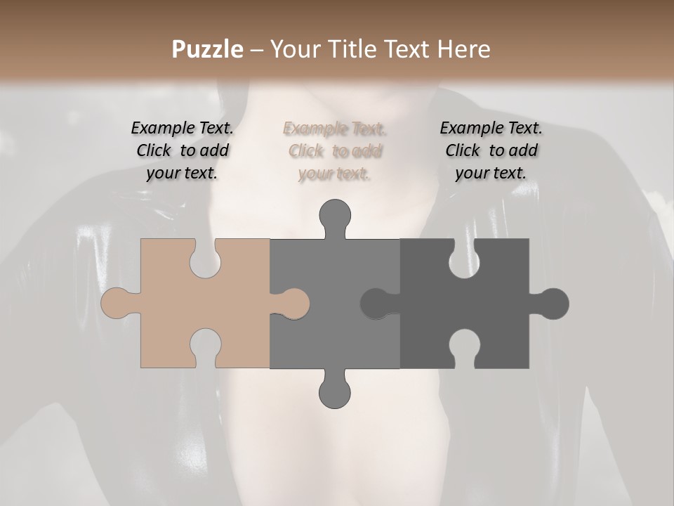 Steam Blond Fashion PowerPoint Template