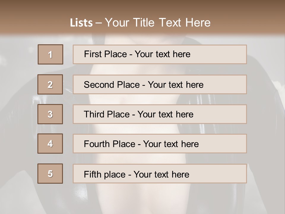 Steam Blond Fashion PowerPoint Template