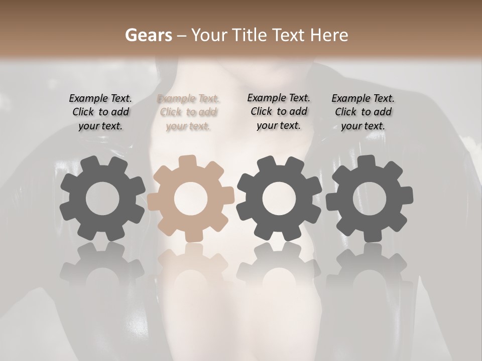 Steam Blond Fashion PowerPoint Template