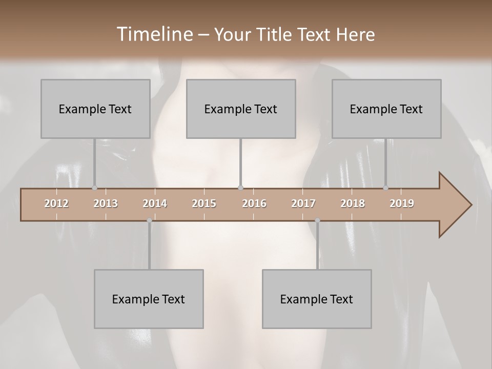 Steam Blond Fashion PowerPoint Template