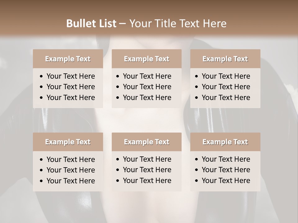 Steam Blond Fashion PowerPoint Template