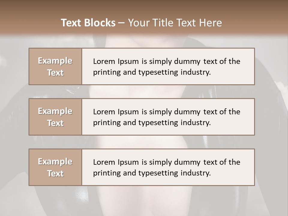 Steam Blond Fashion PowerPoint Template