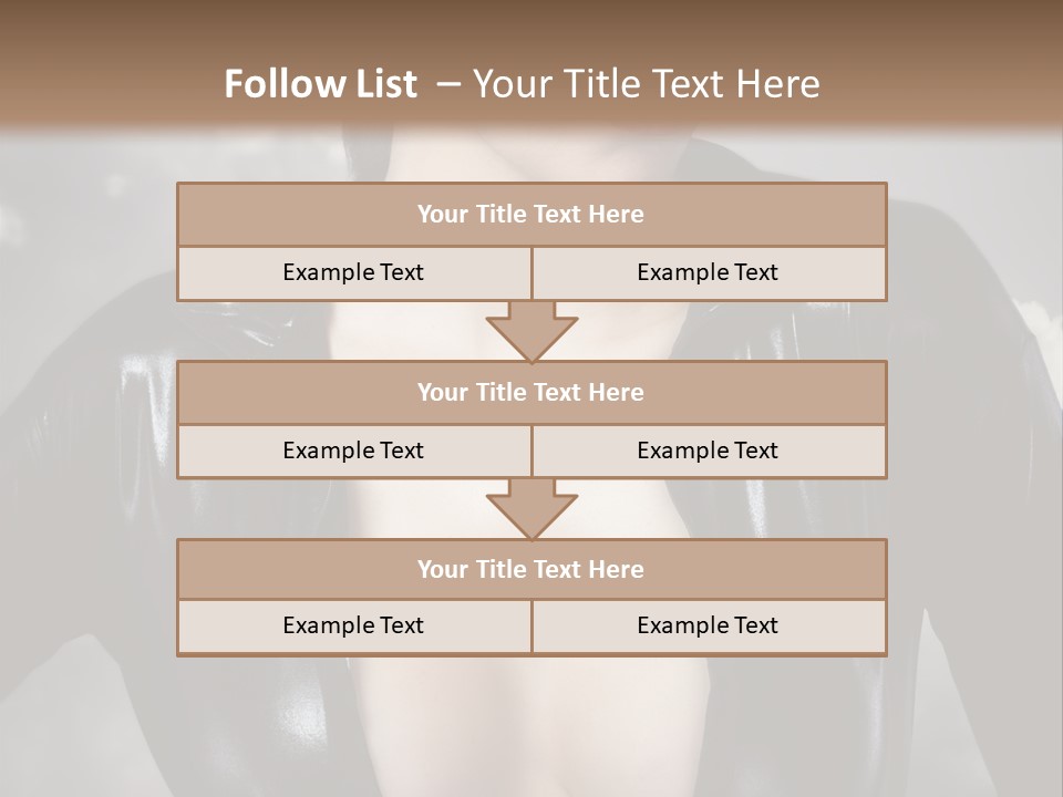 Steam Blond Fashion PowerPoint Template