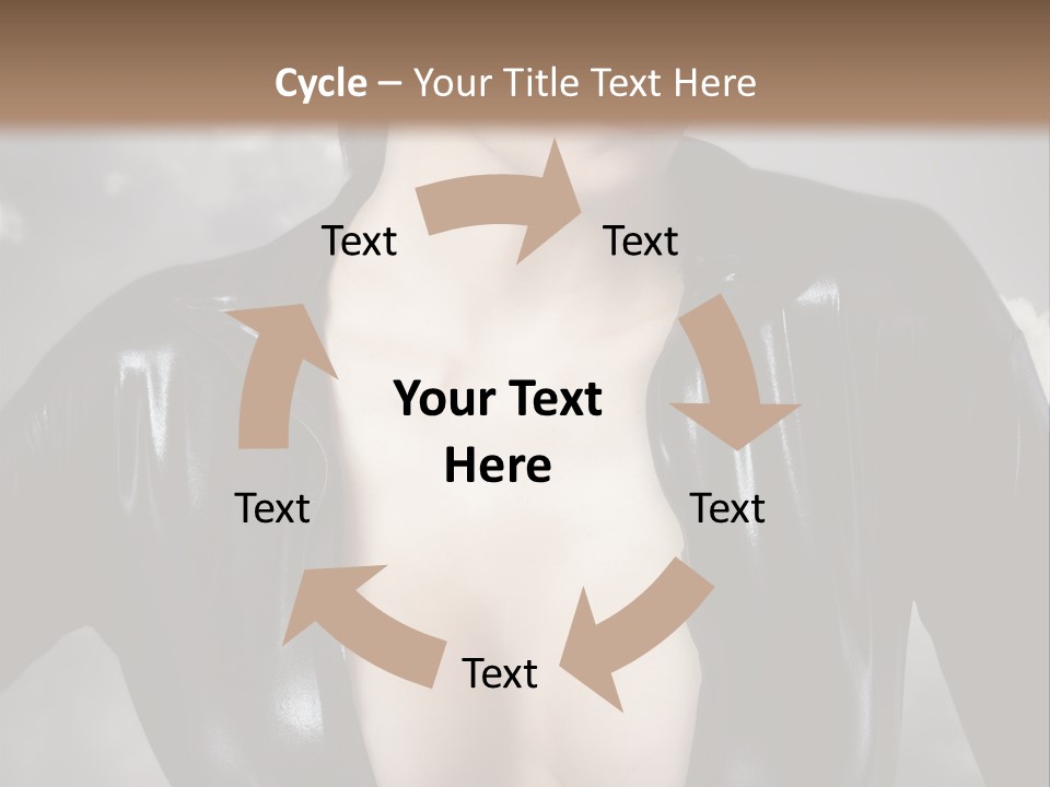 Steam Blond Fashion PowerPoint Template