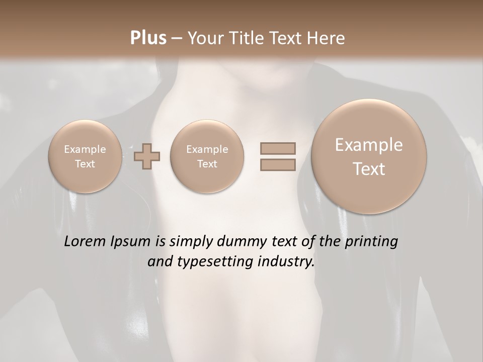 Steam Blond Fashion PowerPoint Template