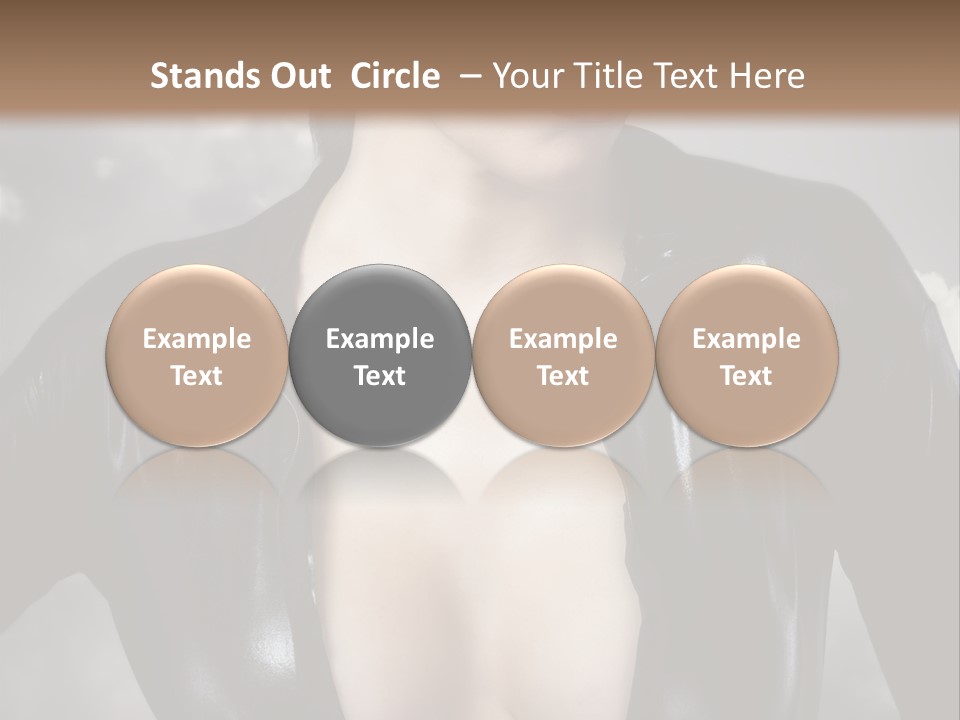 Steam Blond Fashion PowerPoint Template