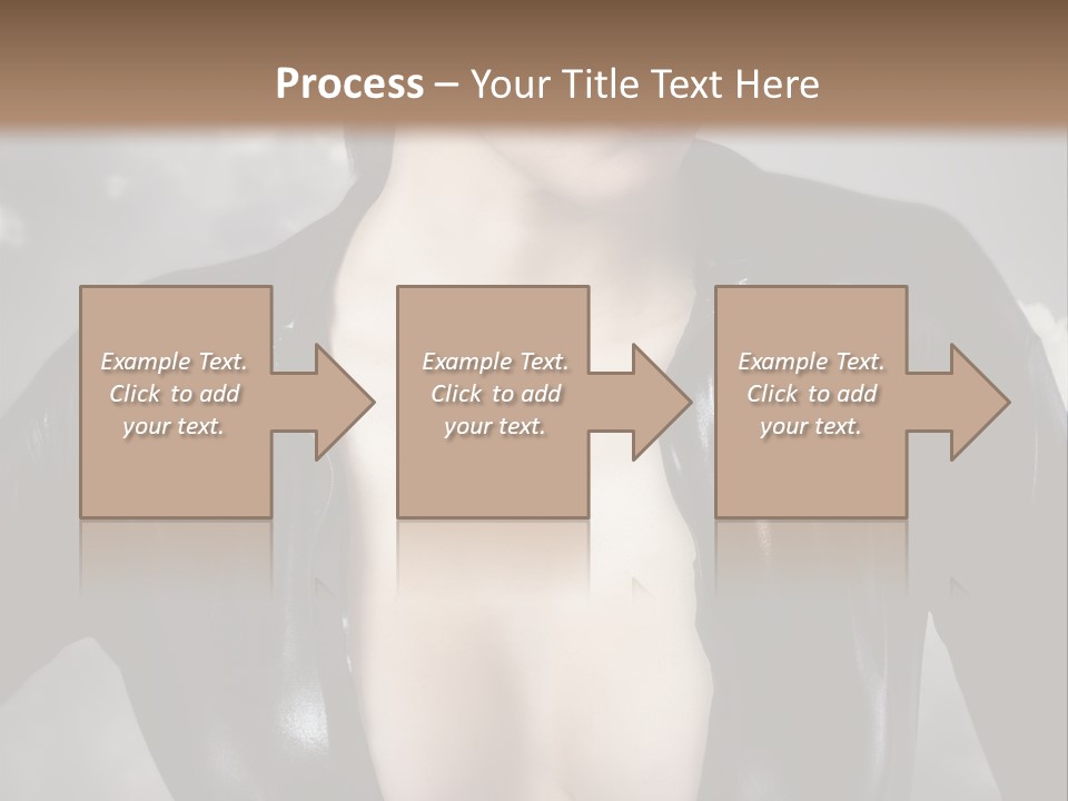 Steam Blond Fashion PowerPoint Template