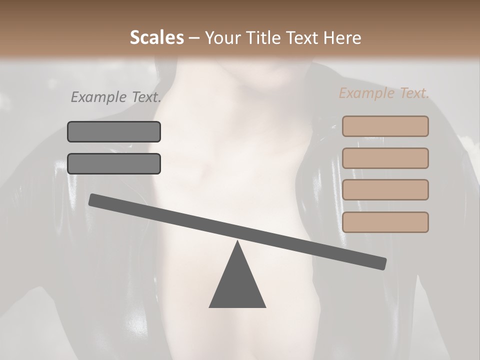 Steam Blond Fashion PowerPoint Template