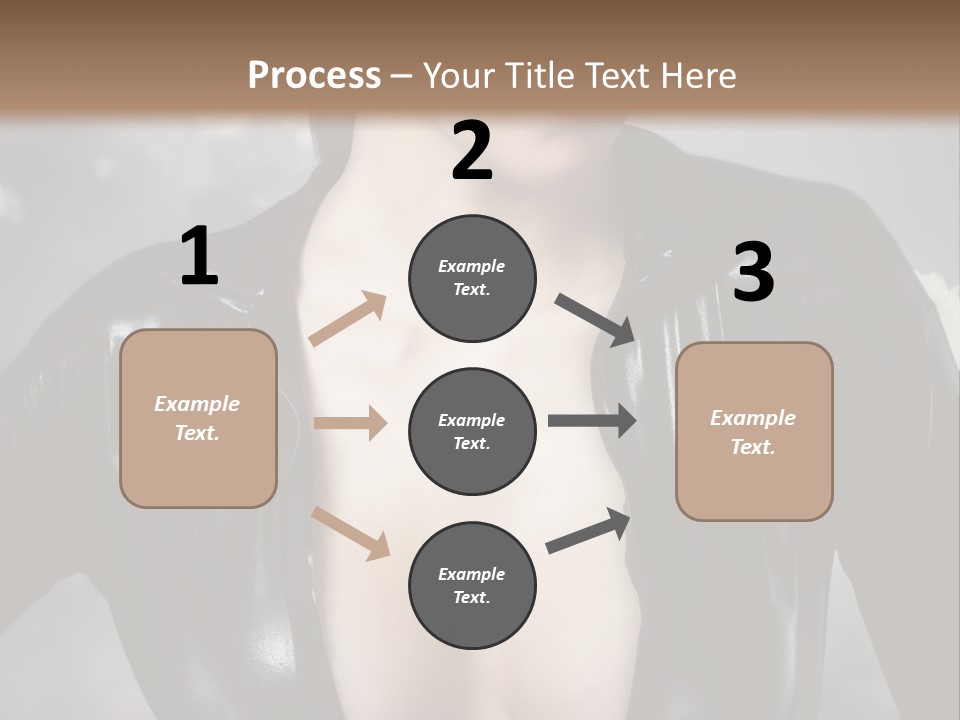 Steam Blond Fashion PowerPoint Template