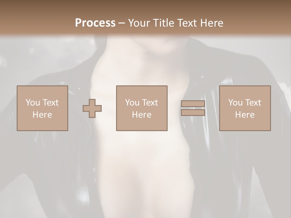 Steam Blond Fashion PowerPoint Template