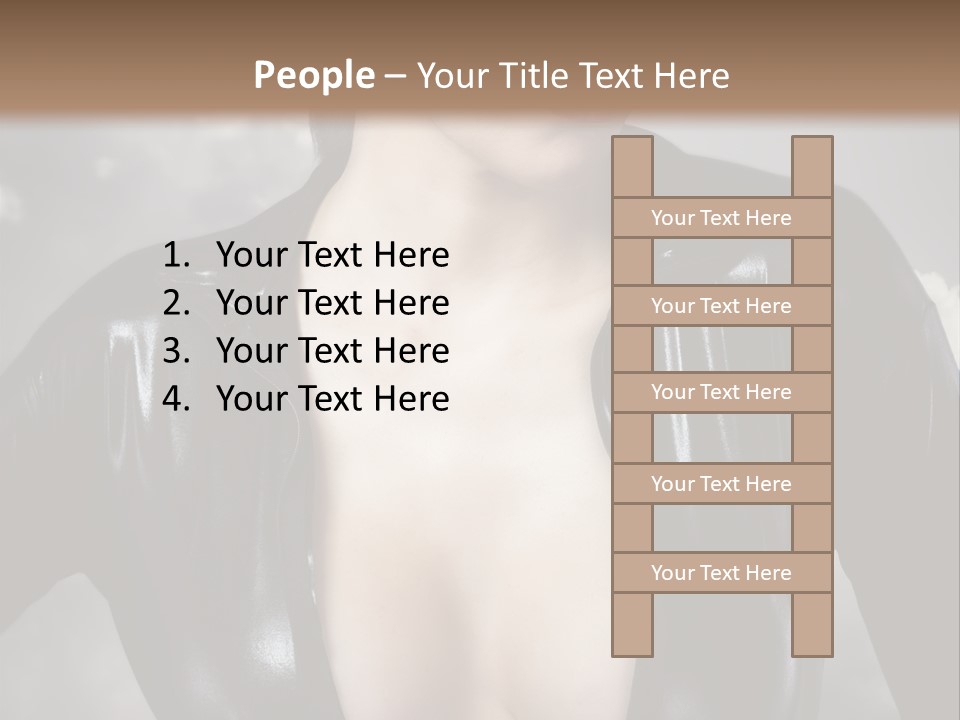 Steam Blond Fashion PowerPoint Template