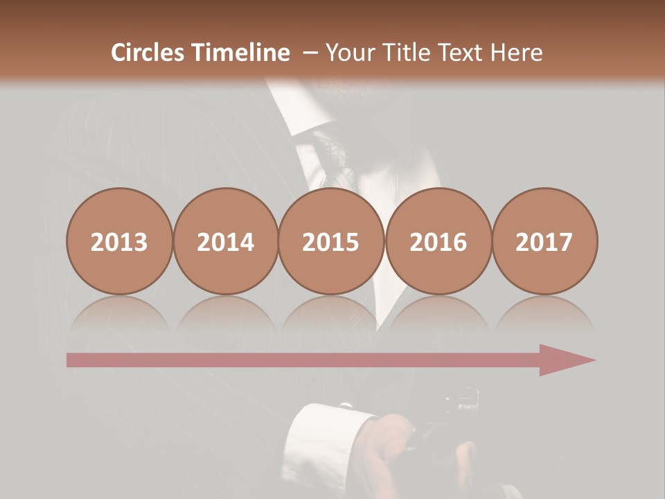 Suit Spy Black PowerPoint Template