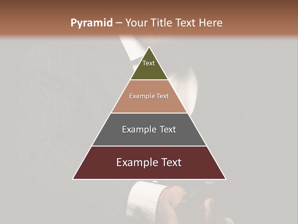 Suit Spy Black PowerPoint Template