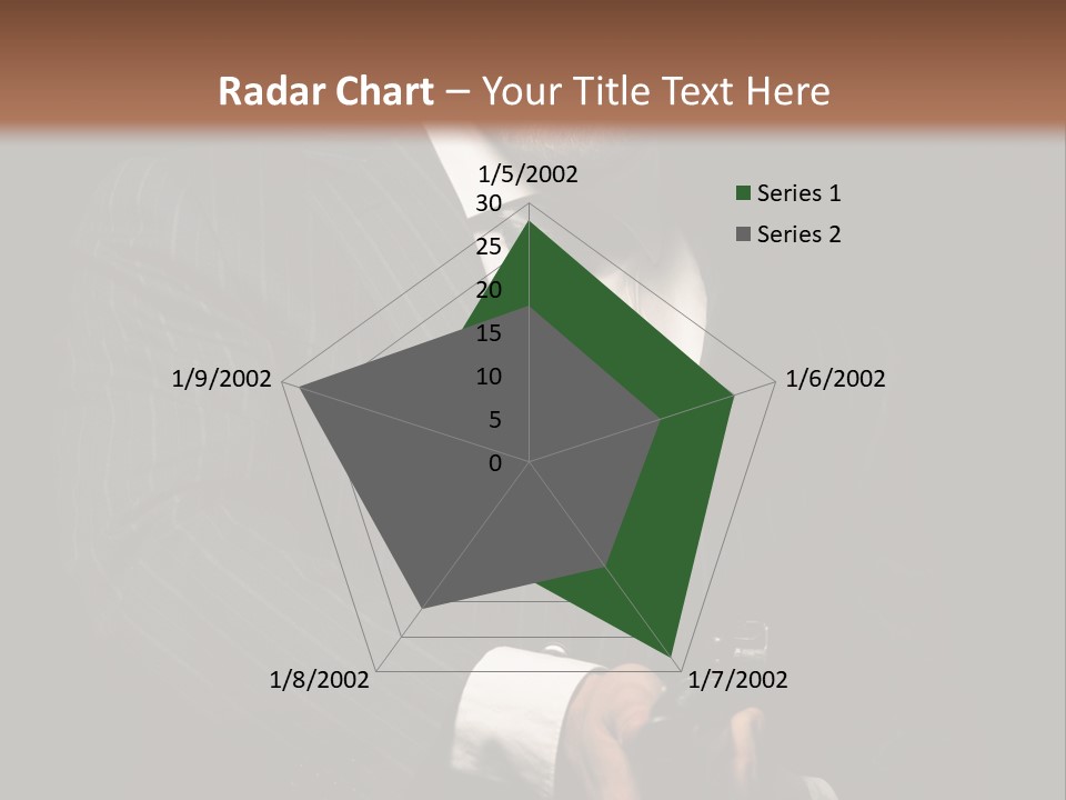 Suit Spy Black PowerPoint Template