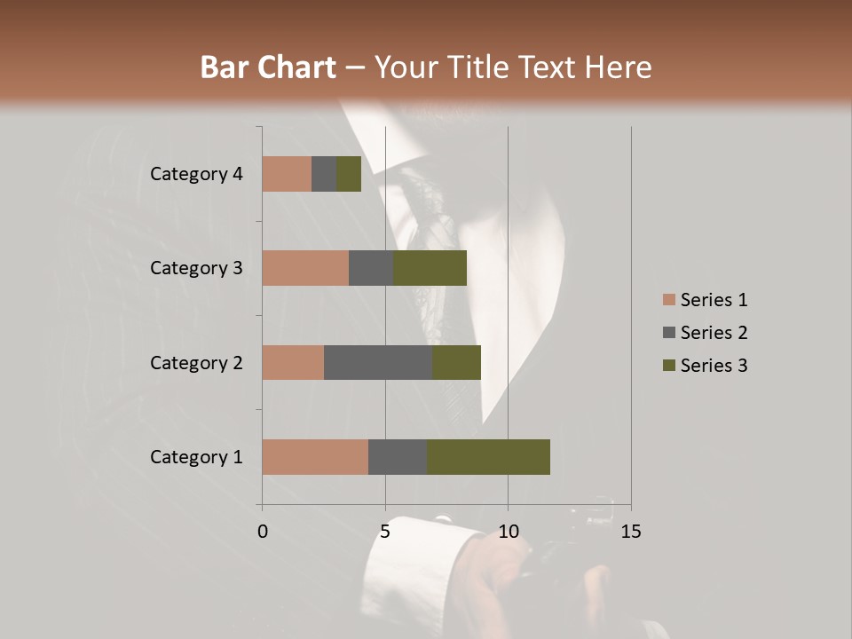 Suit Spy Black PowerPoint Template