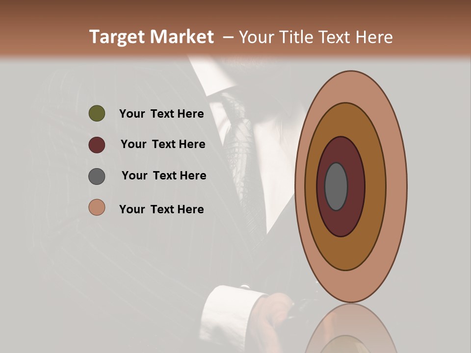 Suit Spy Black PowerPoint Template